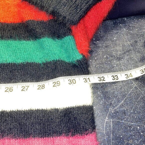 A New Day Crewneck Brushed Fuzzy Pullover Sweater Women's 4XL Colorblock - Picture 6 of 8